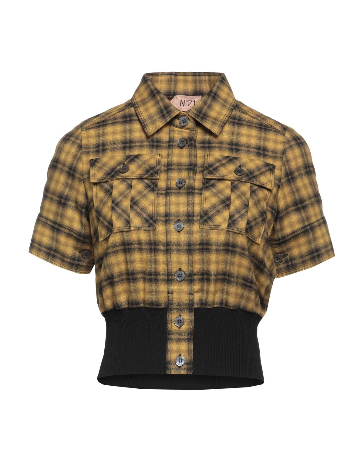 No.21 Women's Knitted Button Shirt