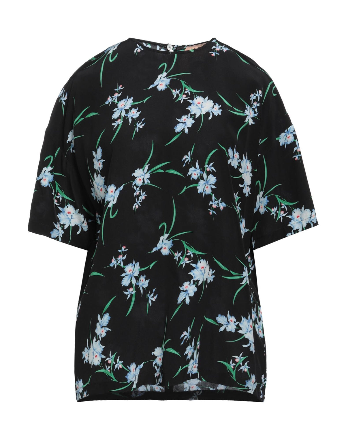 No.21 Women's Crew Neck Crepe Top