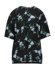 No.21 Women's Crew Neck Crepe Top
