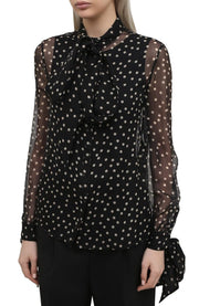 Saint Laurent Womens Blouses in Black