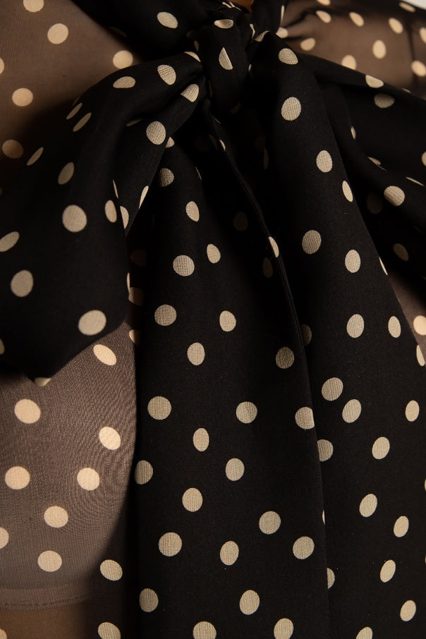 Saint Laurent Womens Blouses in Black