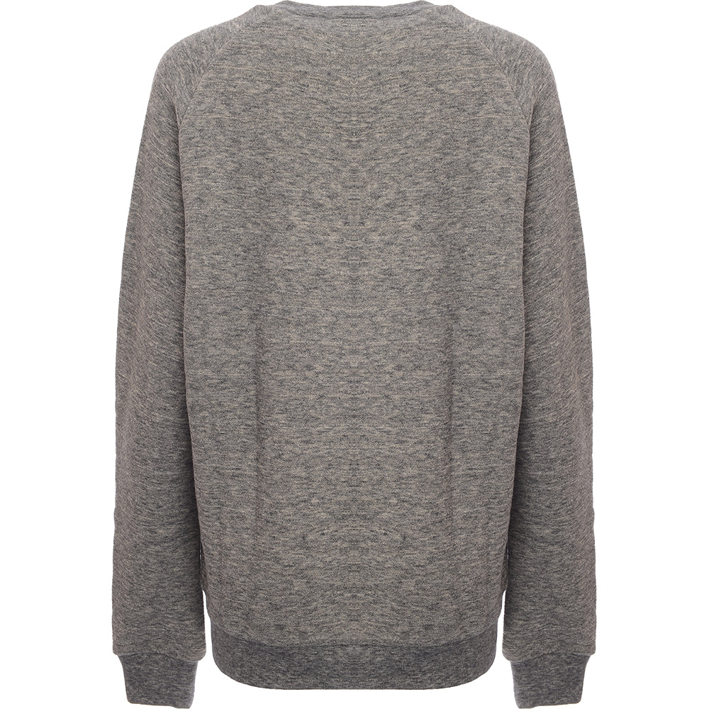 RAEY Womens Raglan Sweatshirt in Grey