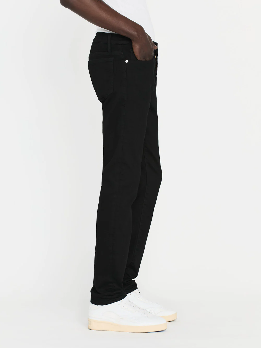 Mens Frame Denim Skinny Jeans In Black