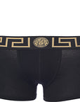 Versace Men's Elastic Logo Waistband Short Trunks