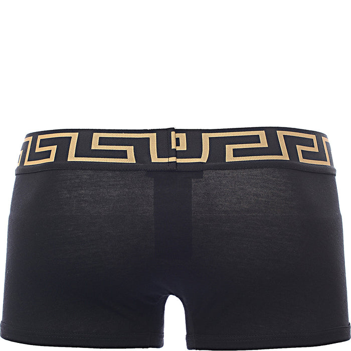 Versace Men's Elastic Logo Waistband Short Trunks