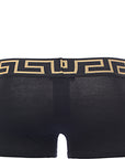 Versace Men's Elastic Logo Waistband Short Trunks