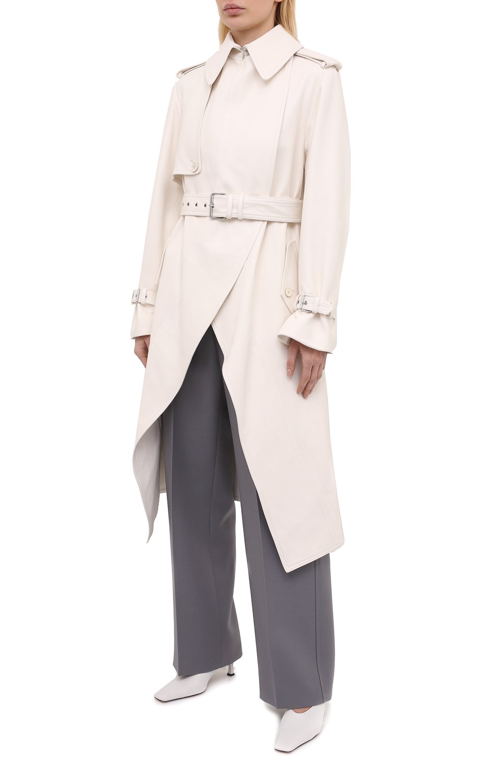 Alexander Mcqueen Women's Trenchcoats in Beige