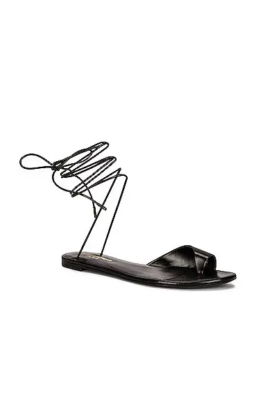 Saint Laurent Womens Sandals in Black