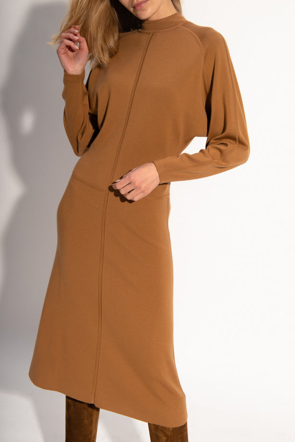 Saint Laurent Womens Dress in Brown