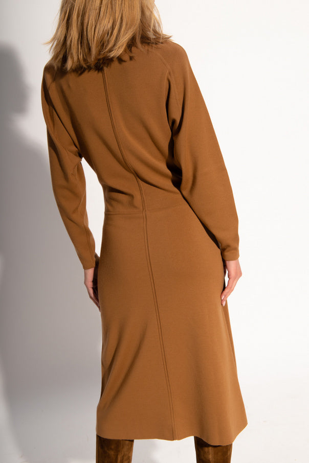Saint Laurent Womens Dress in Brown