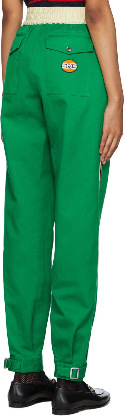 Gucci Womens Trousers in Green