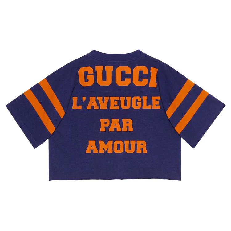 Gucci Womens T-shirts in Blue