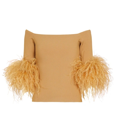 Saint Laurent Womens Top in Brown