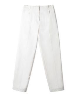 Jil Sander Women's Trousers in White