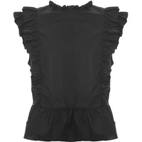 Oasis Womens Blouse in Black