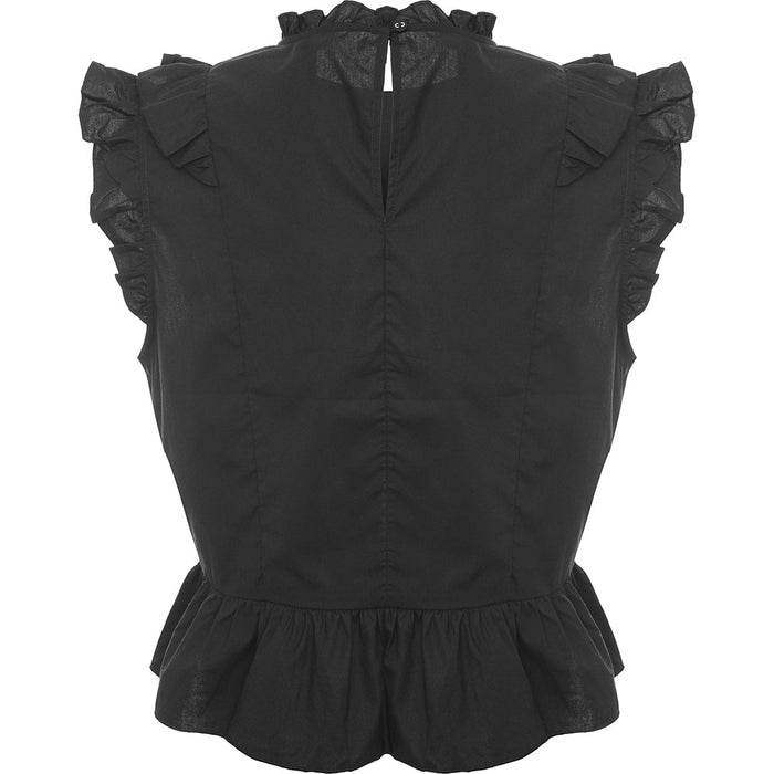 Oasis Womens Blouse in Black