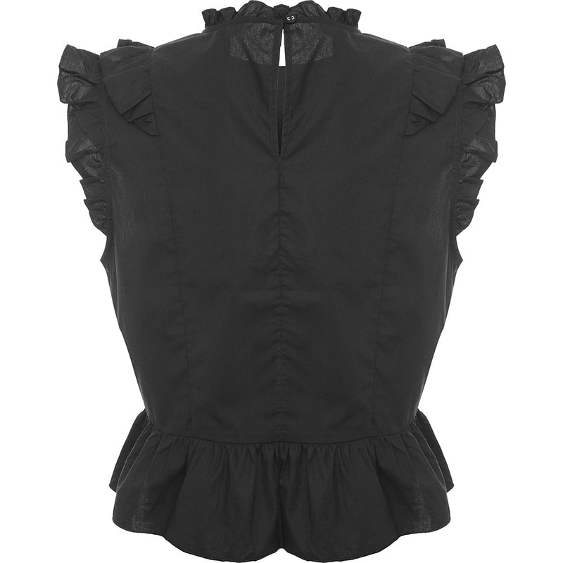 Oasis Womens Blouse in Black