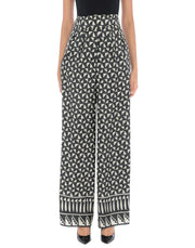 Alberta Ferretti Women's High-Waisted Wide-Leg Trousers