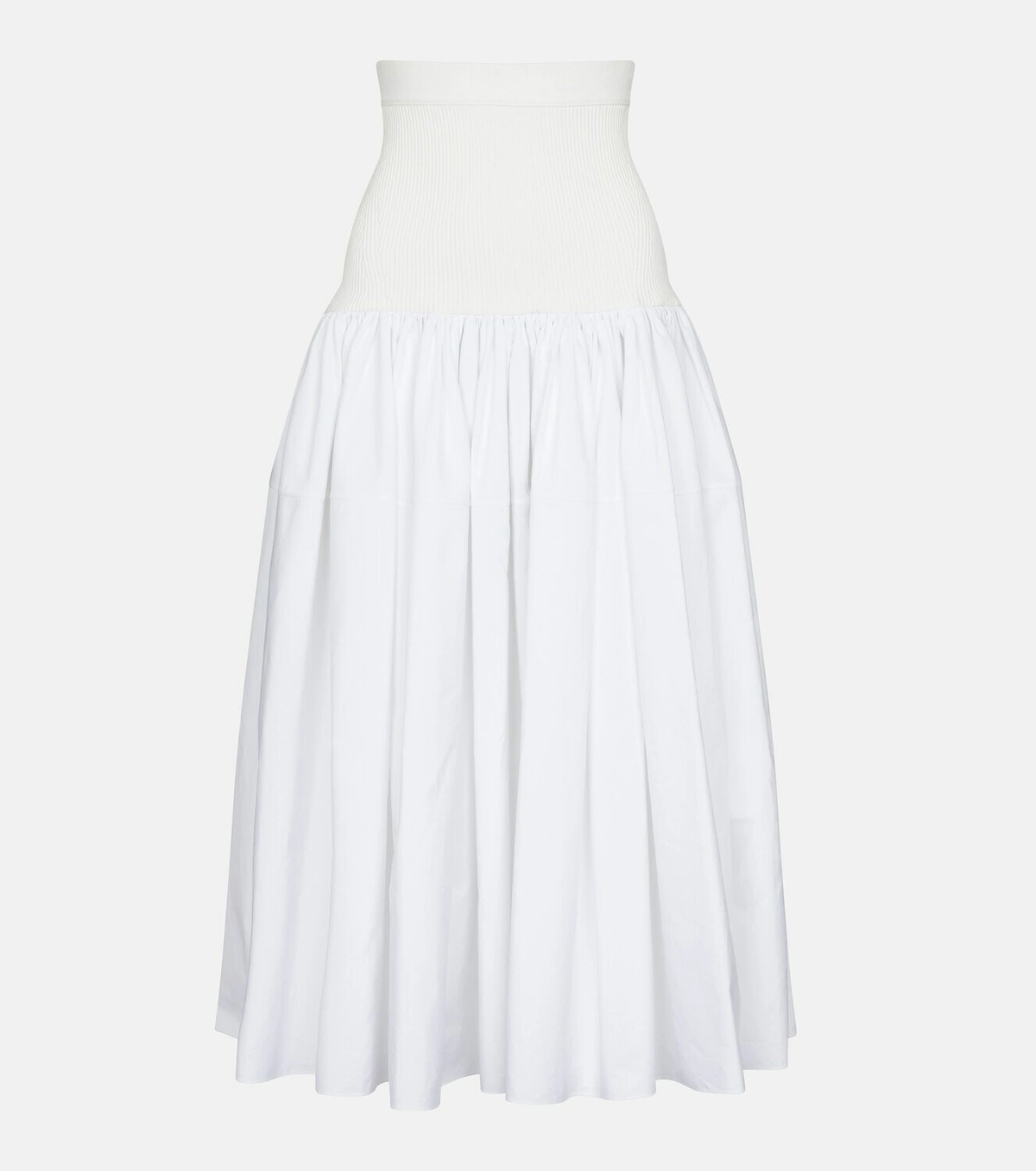 Alexander Mcqueen Women's Maxi Skirt in White