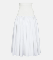 Alexander Mcqueen Women's Maxi Skirt in White