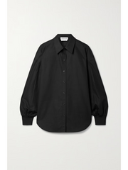 Alexander Mcqueen Women's Long Sleeve Shirt in Black
