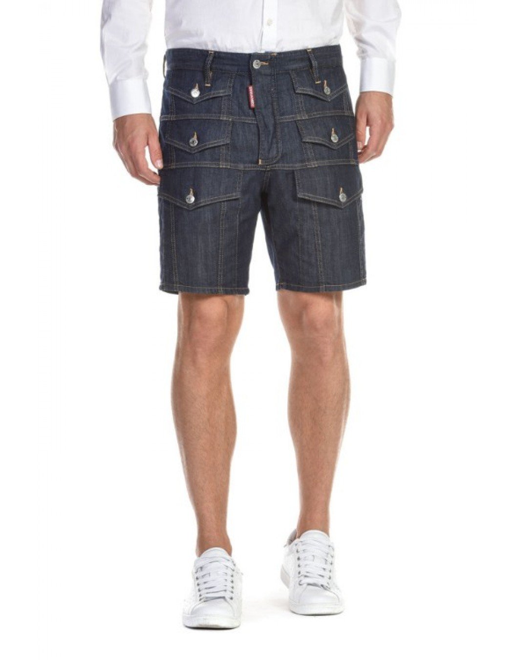 Dsquared2 Men's Mid-Length Shorts in Blue