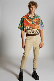 Dsquared2 Men's Trousers in Beige