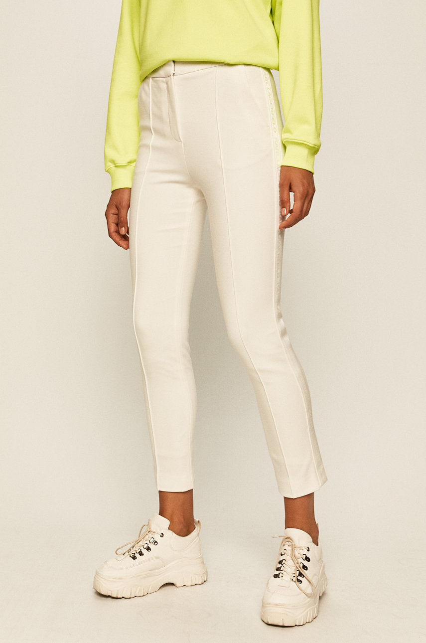 Karl Lagerfeld Women's Trousers in White