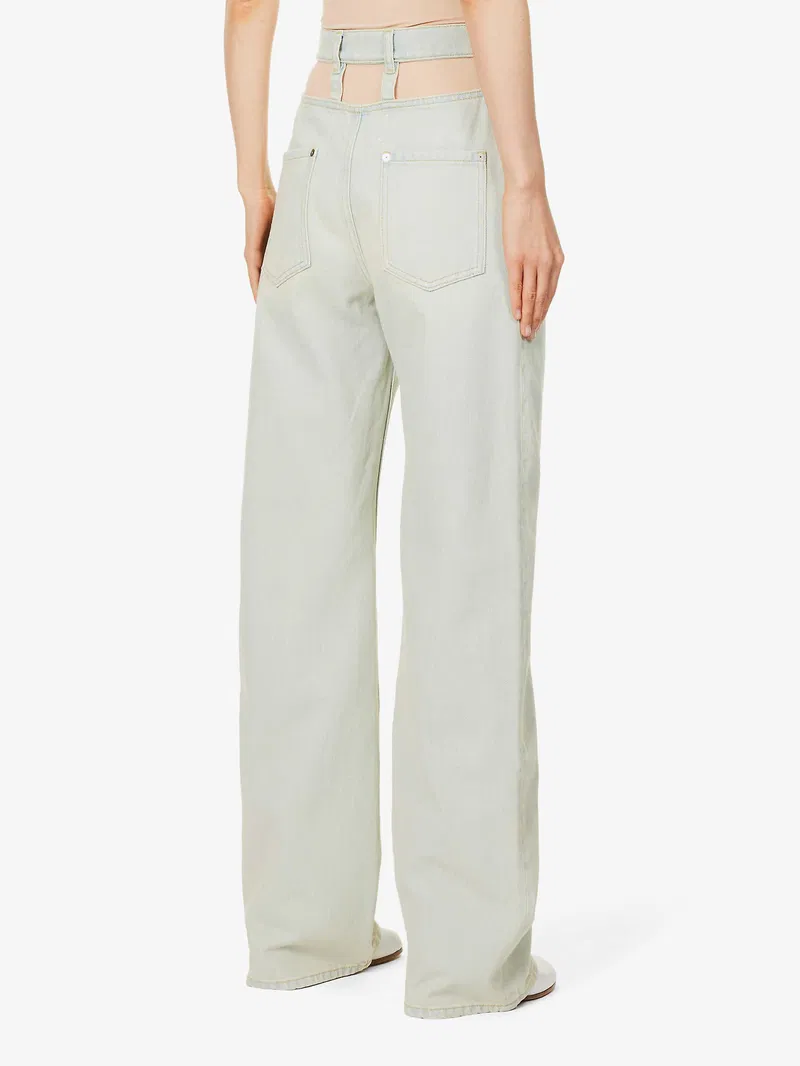 Maison Margiela Women's Jeans in White