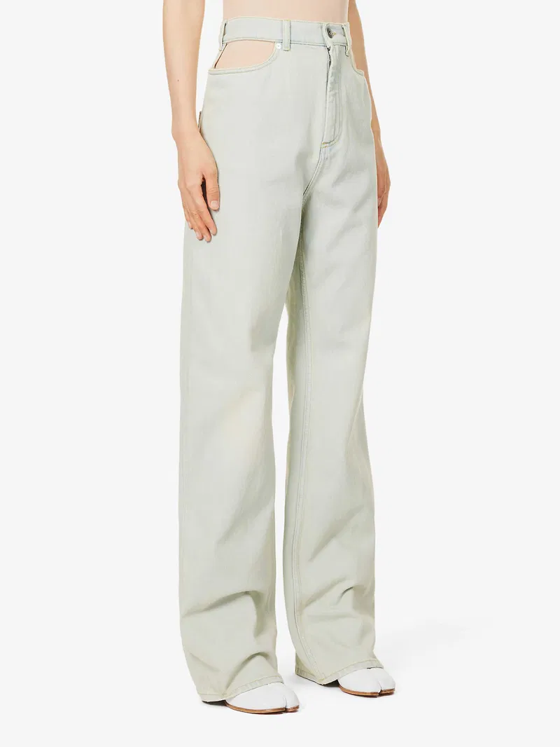 Maison Margiela Women's Jeans in White