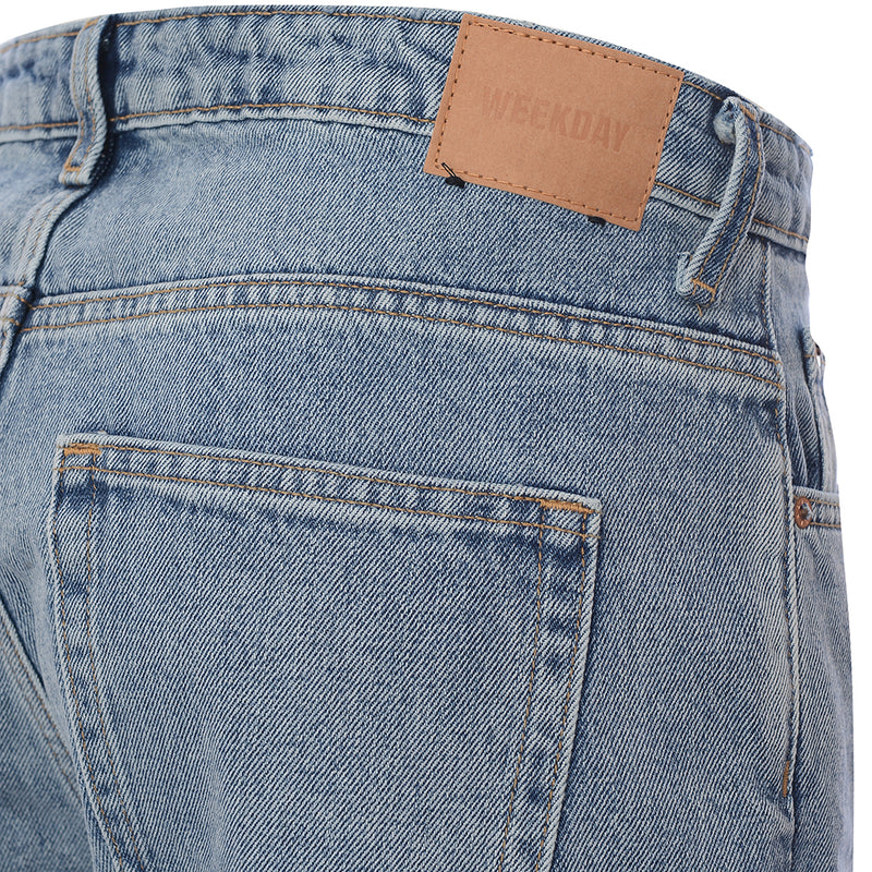 Weekday Seattle Organic Cotton High Waist Jeans in Blue