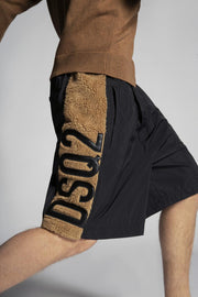 Dsquared2 Men's Mid-Length Shorts in Black