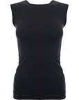 RAEY Womens Recycled Yarn Tank in Black