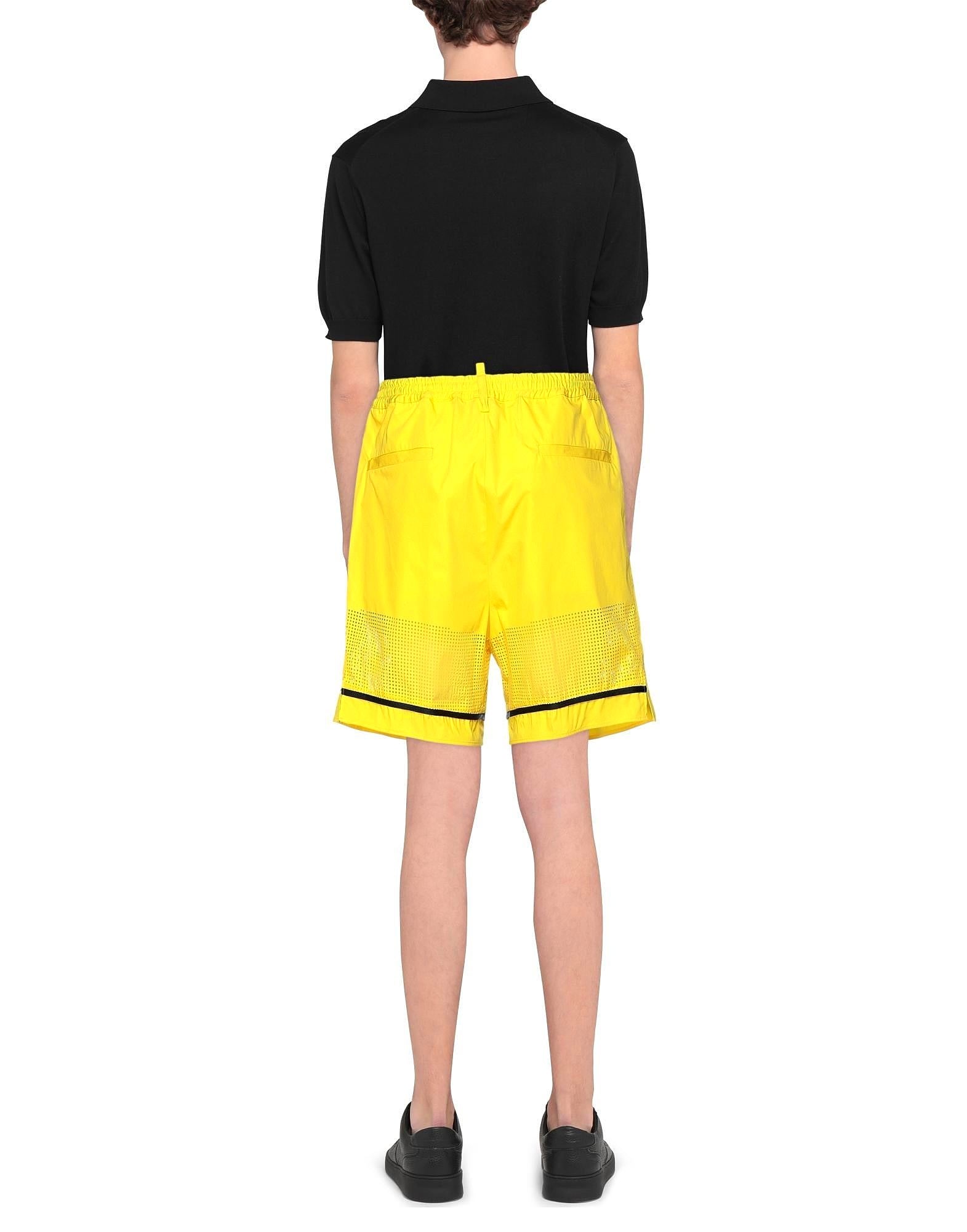 Dsquared2 Men's Mid-Length Shorts in Yellow