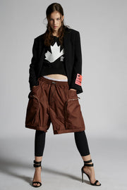 Dsquared2 Women's Mid-Length Shorts in Brown
