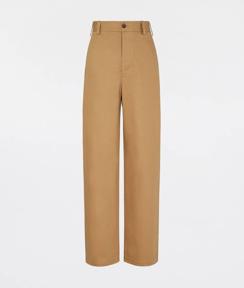 Bottega Veneta Men's Trousers in Beige