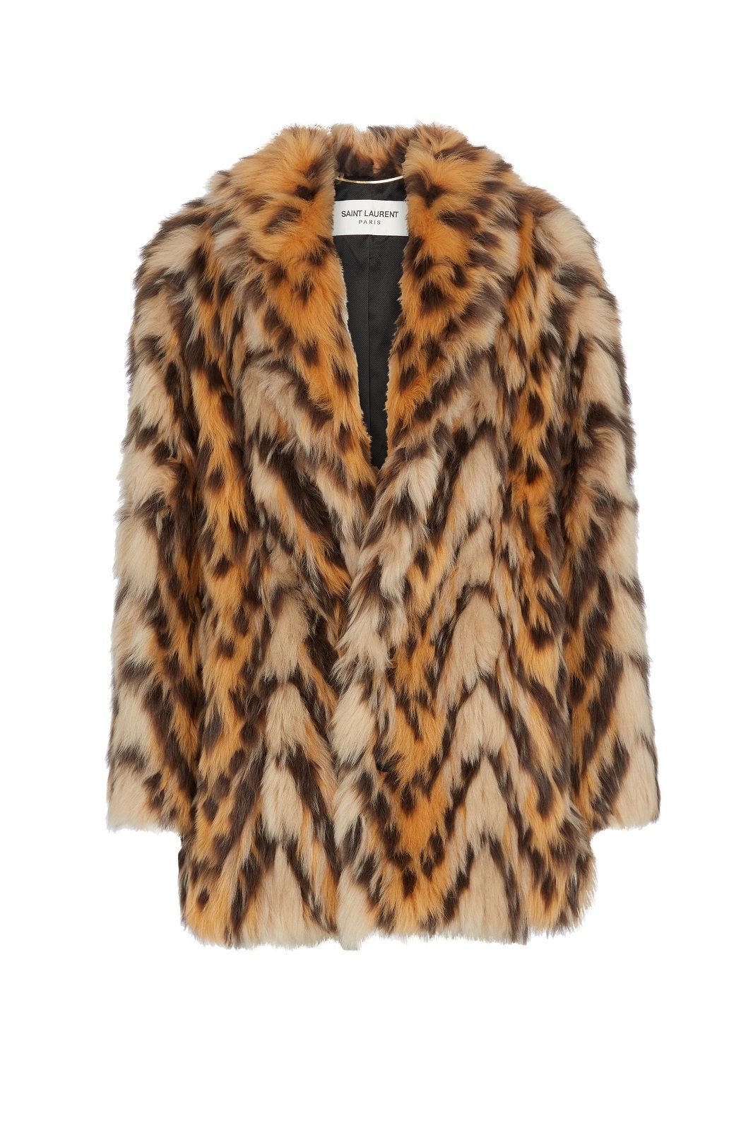 Saint Laurent Womens Coat in Brown