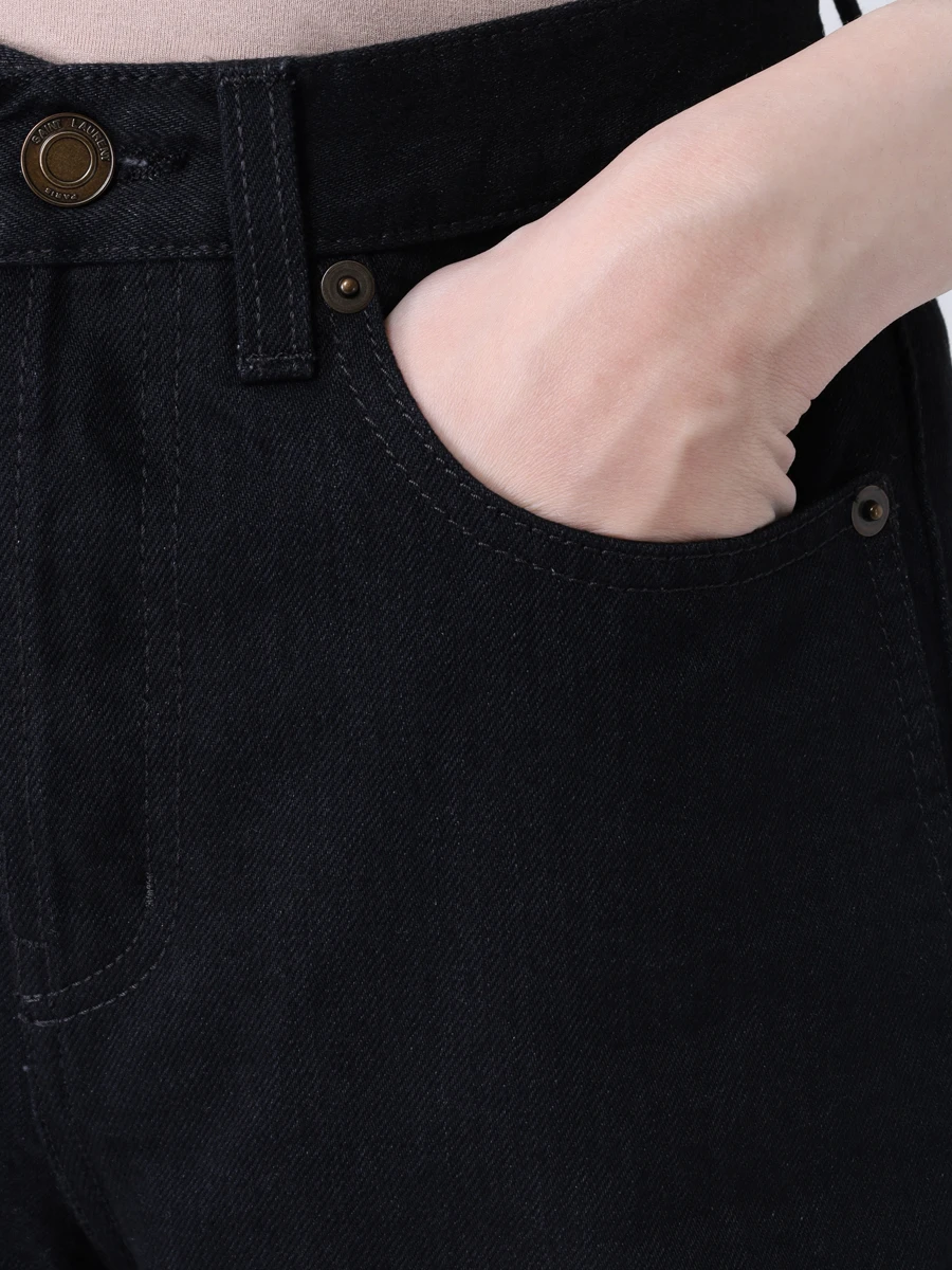 Saint Laurent Womens Jeans in Black