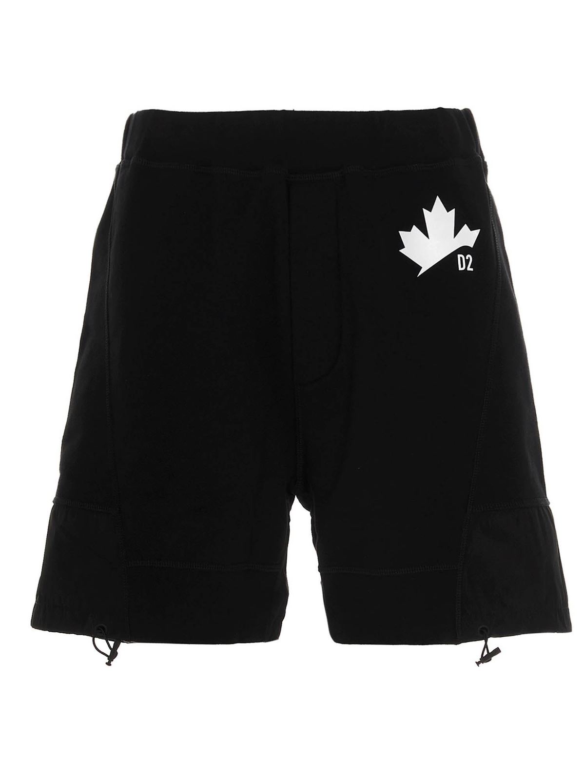 Dsquared2 Men's Mid-Length Shorts in Black