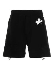Dsquared2 Men's Mid-Length Shorts in Black