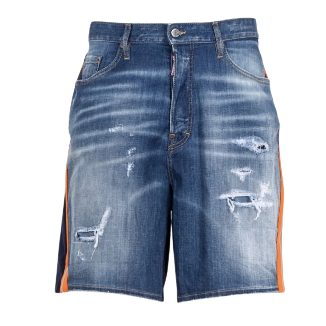 Dsquared2 Men's Mid-Length Shorts in Blue