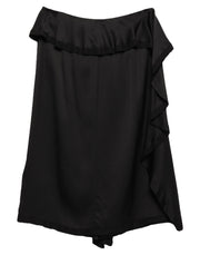 Burberry Women's Flared Satin Midi Skirt