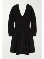 Alexander Mcqueen Women's Mini Dress in Black