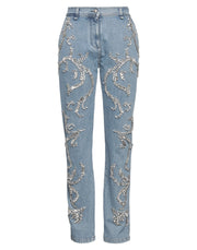 Versace Women's High-Waisted Straight-Leg Jeans