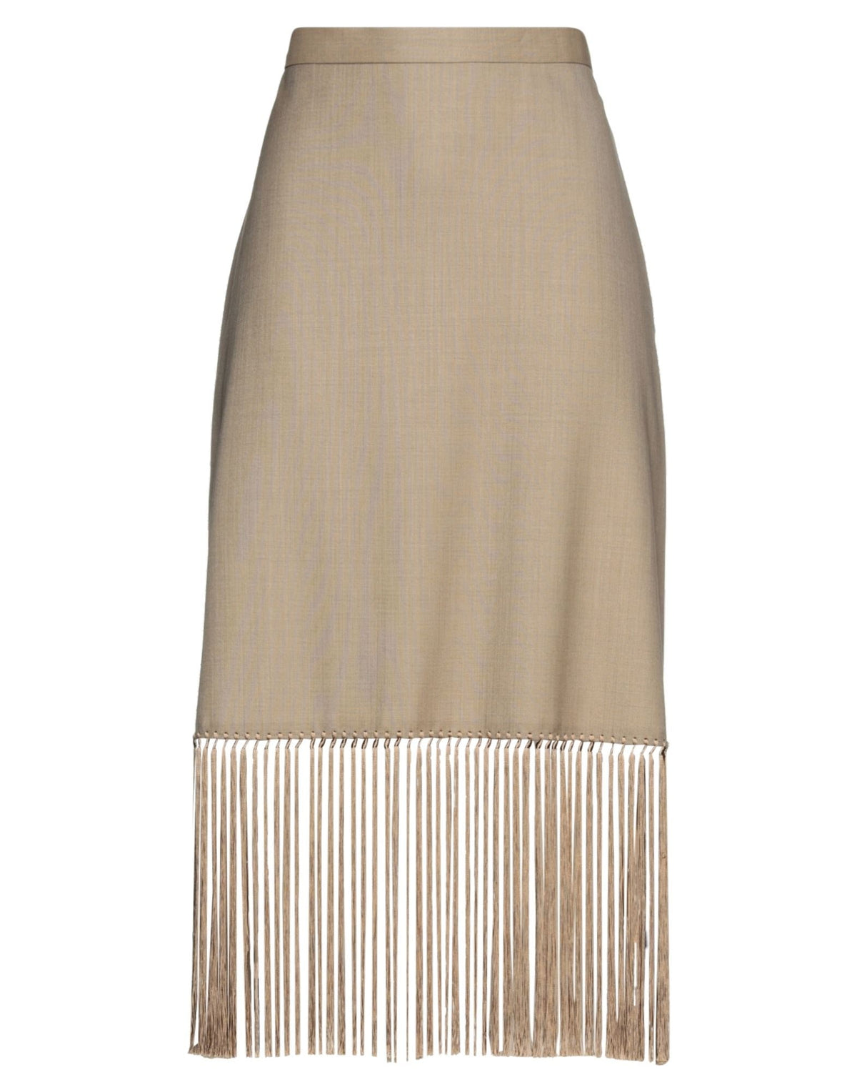 Burberry Women's Flared Zip Midi Skirt