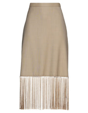 Burberry Women's Flared Zip Midi Skirt