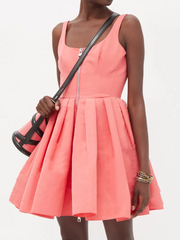 Alexander Mcqueen Women's Mini Dress in Pink