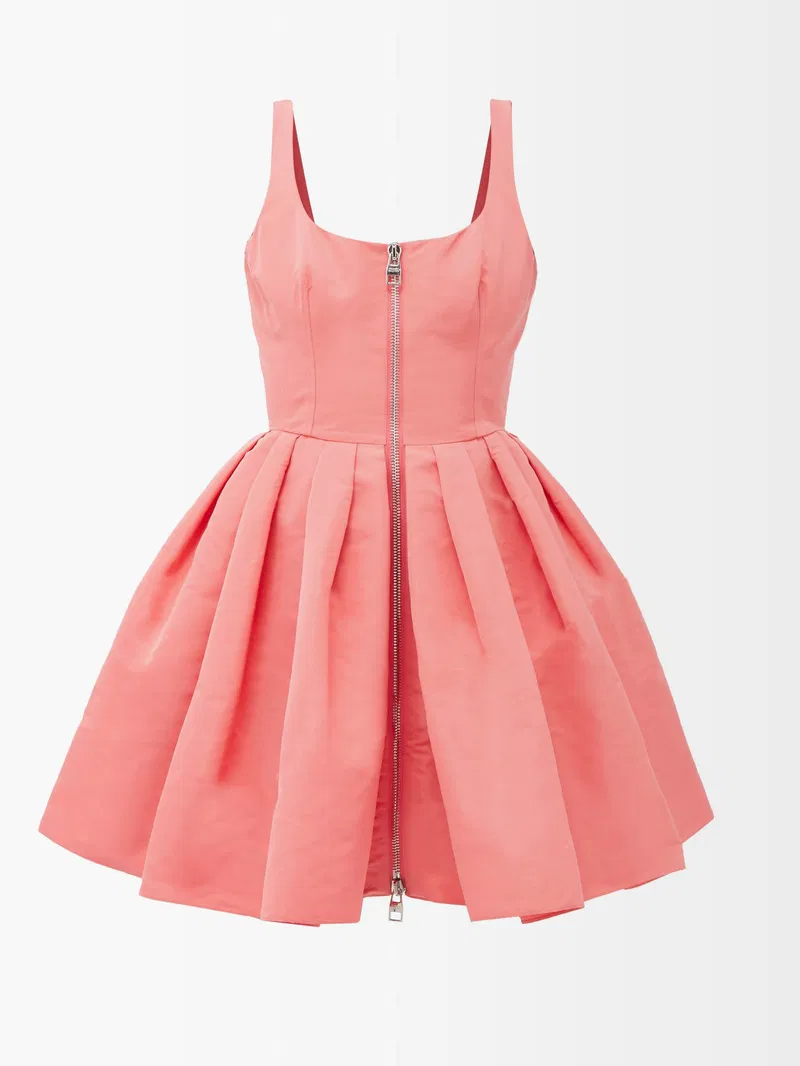 Alexander Mcqueen Women's Mini Dress in Pink