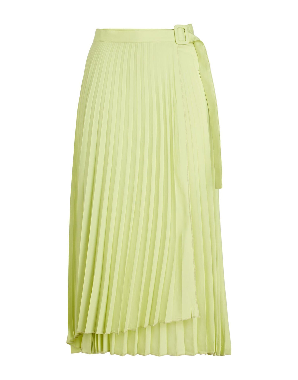 8 by Yoox Women's Pleated Satin Maxi Skirt