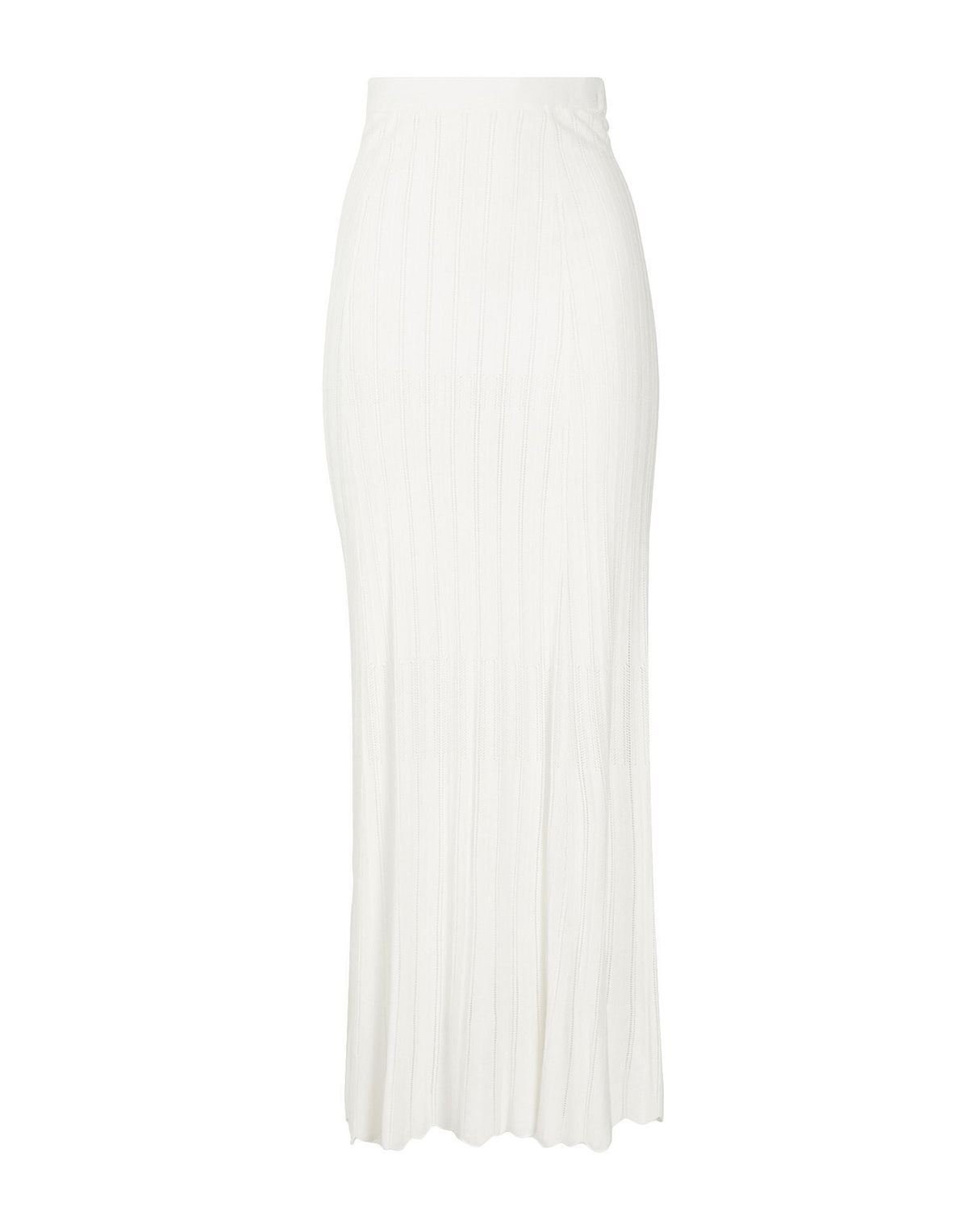 8 by Yoox Women's Flared Knitted Maxi Skirt